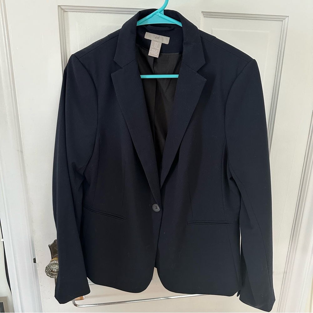 Navy Blue H&M Blazer - Medium